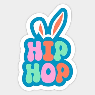 'Hip Hop' Easter Shirt Sticker